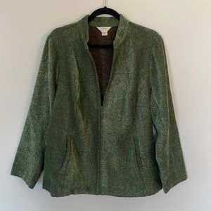 CJ Banks Green Jacket Size 1X
